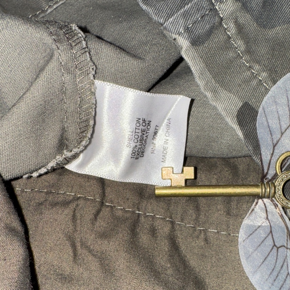a.n.a Women's‎ Green Camouflage Utility Jacket - Picture 7 of 11